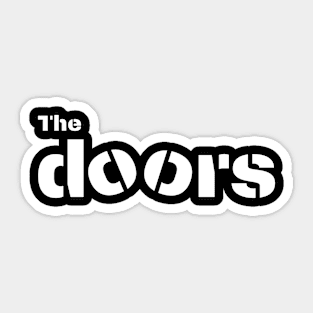 The Doors | text designs Sticker